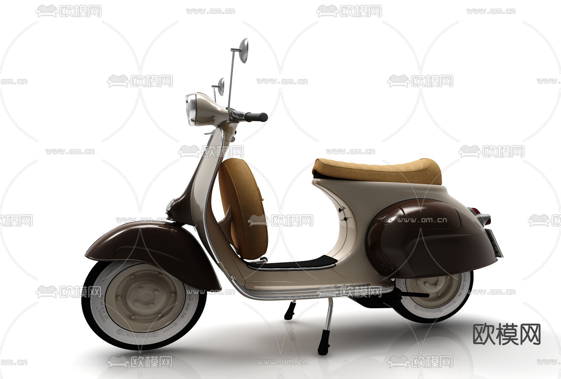 摩托车 电动车3d模型下载