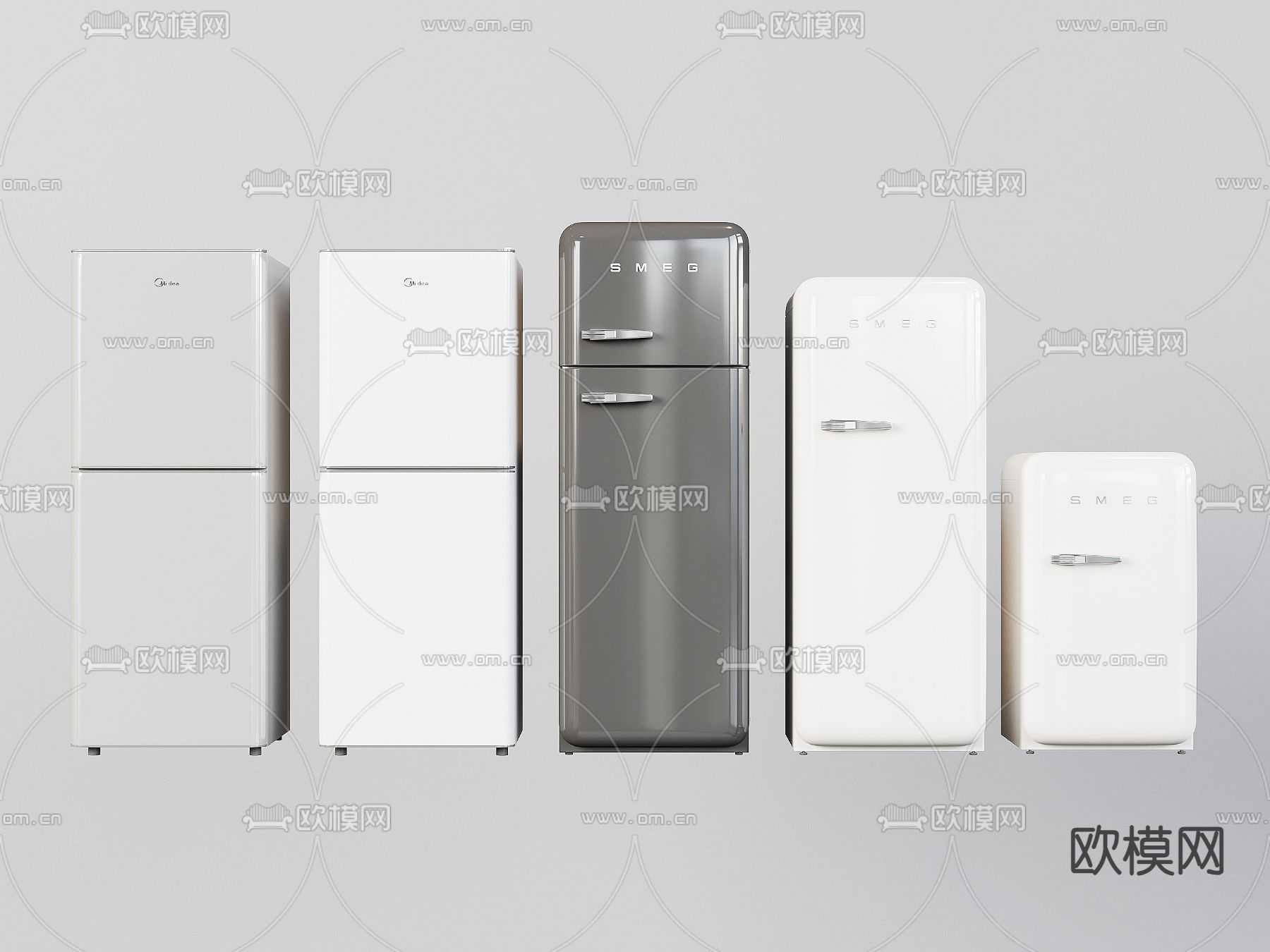 家用电器 厨房电器 冰箱3d模型下载