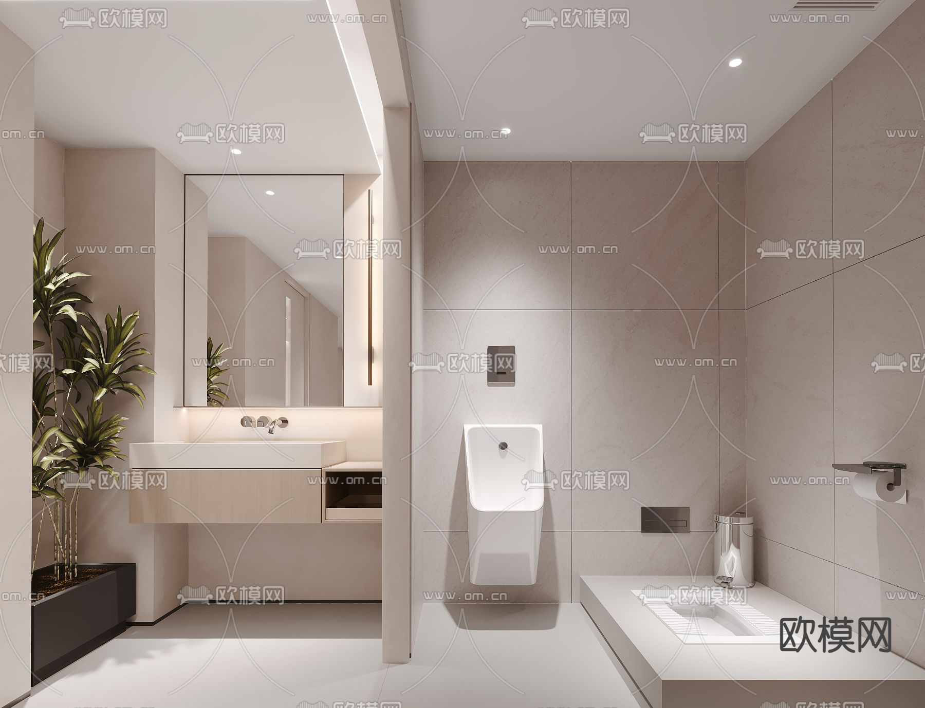 现代宠物医院3d模型下载（渲染图3）