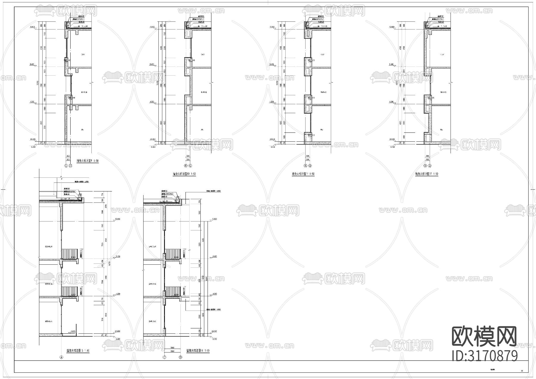幼儿园建筑cad施工图下载（渲染图9）