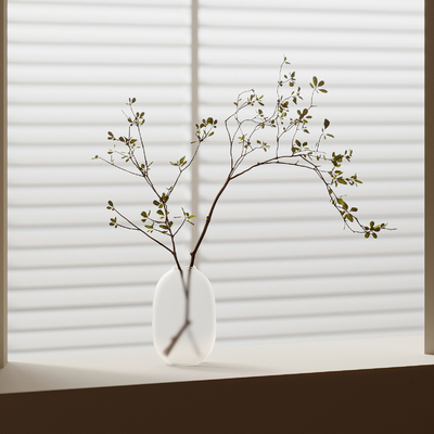  水生植物 枯枝su模型 