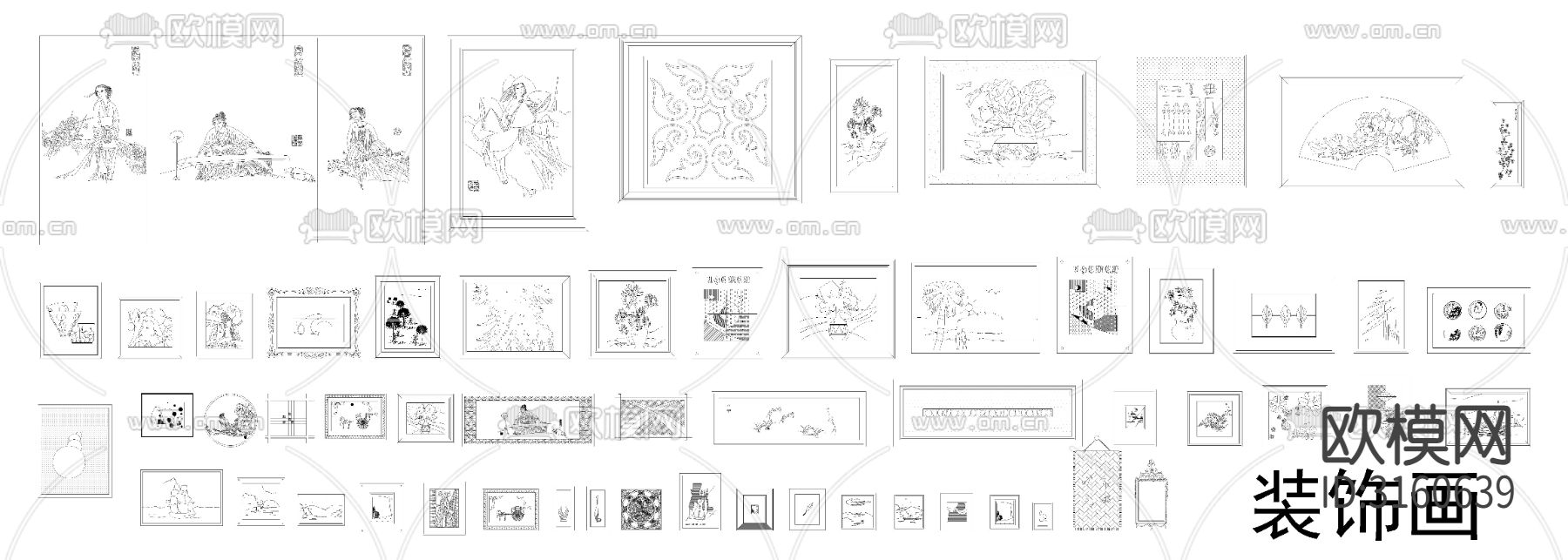 常用室内家具cad图库下载（渲染图6）