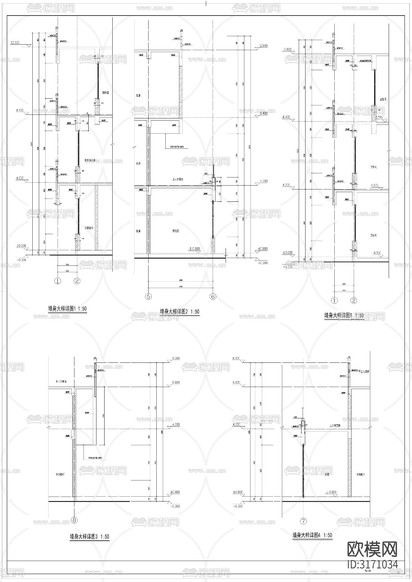 幼兒園結(jié)構(gòu)cad施工圖下載(渲染圖8)