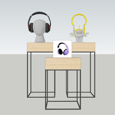  耳机 头戴式su模型 