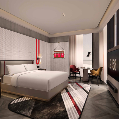  酒店套房su模型 