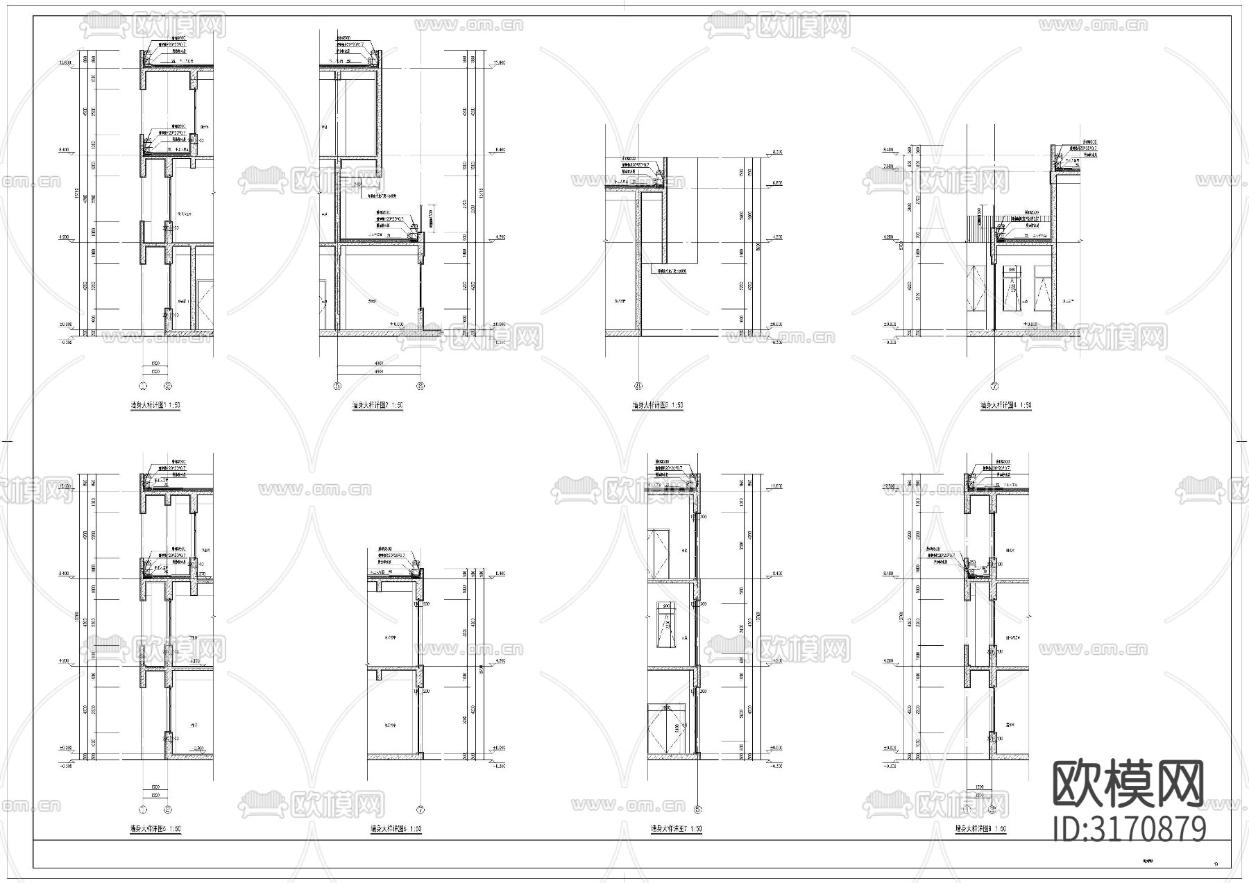 幼儿园建筑cad施工图下载（渲染图8）