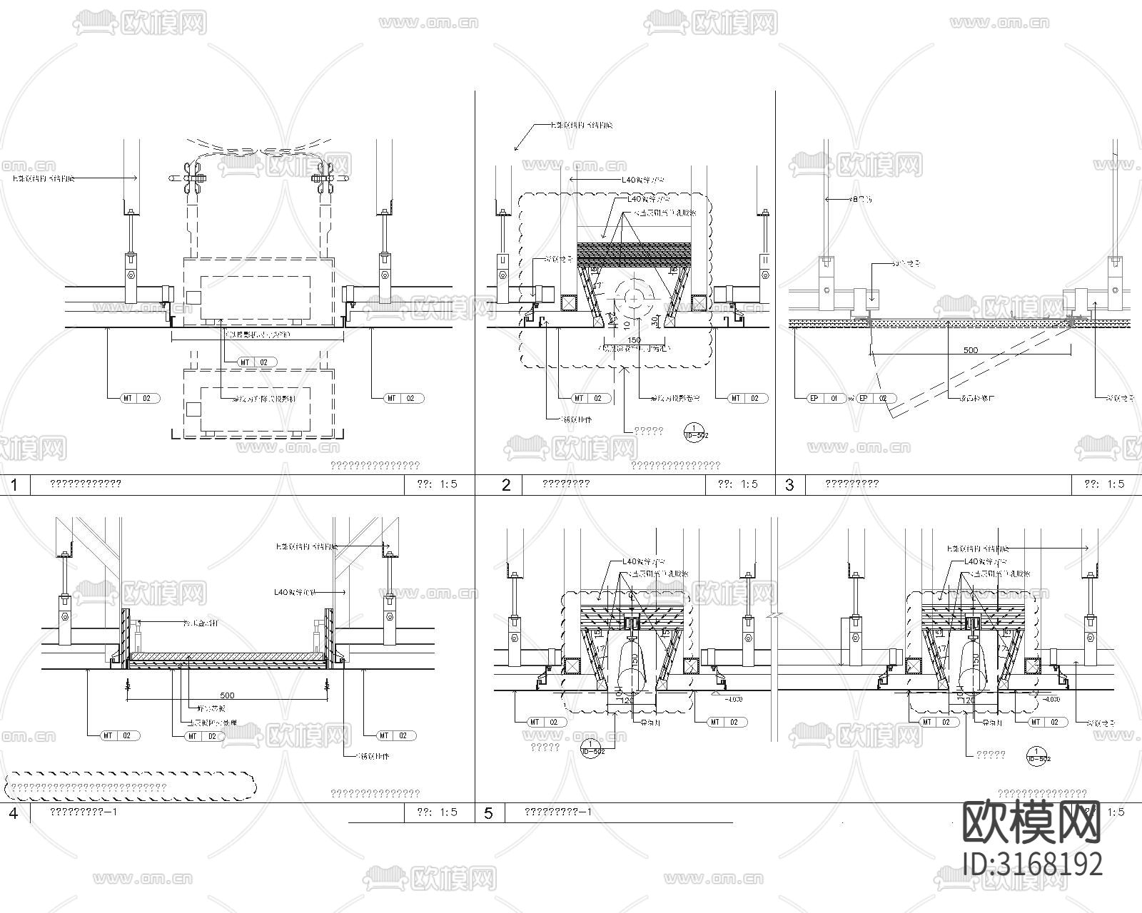 现代轻奢售楼处cad施工图下载（渲染图10）