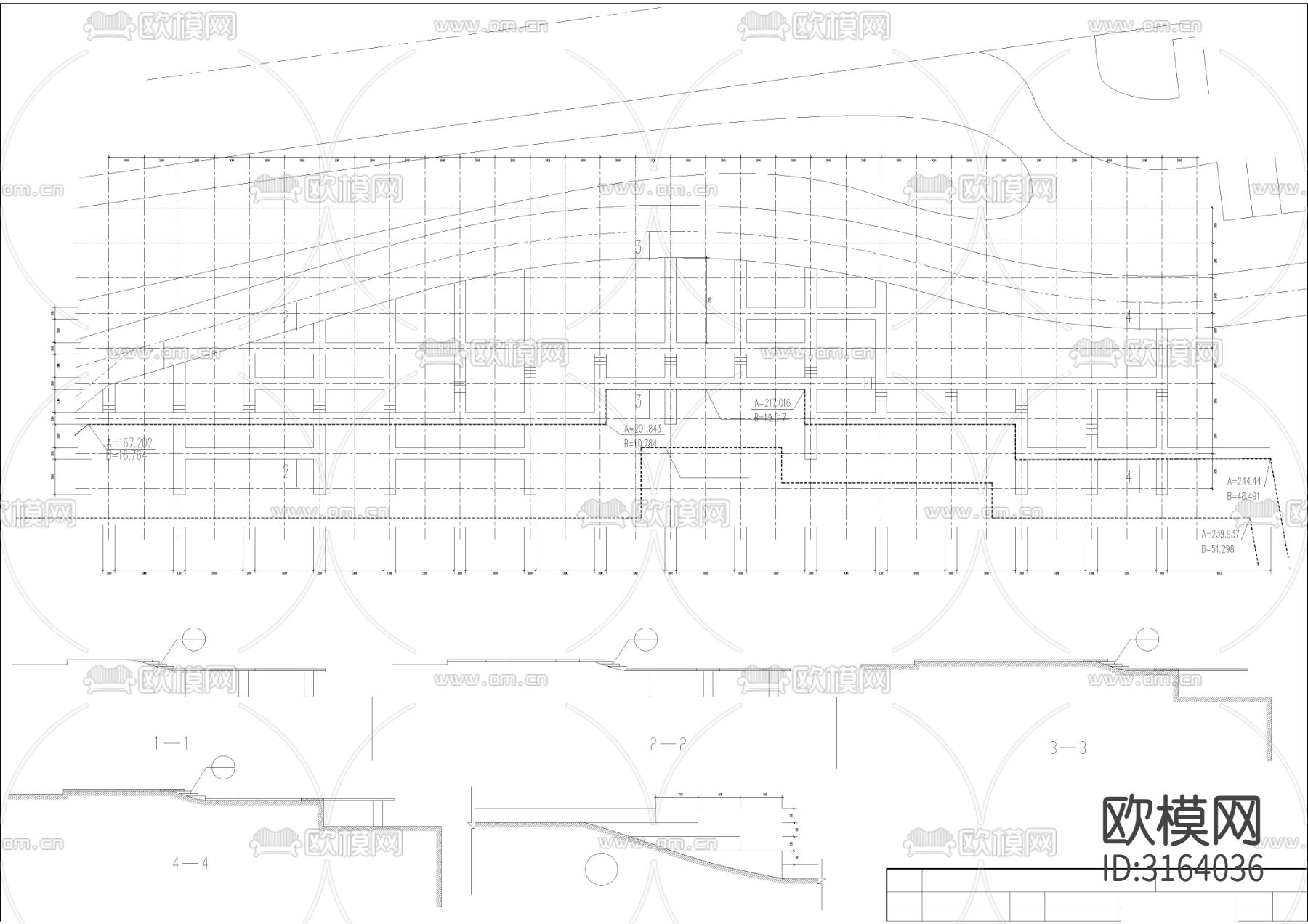 公园景观设计cad施工图下载（渲染图5）