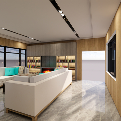  书吧 阅览室su模型 