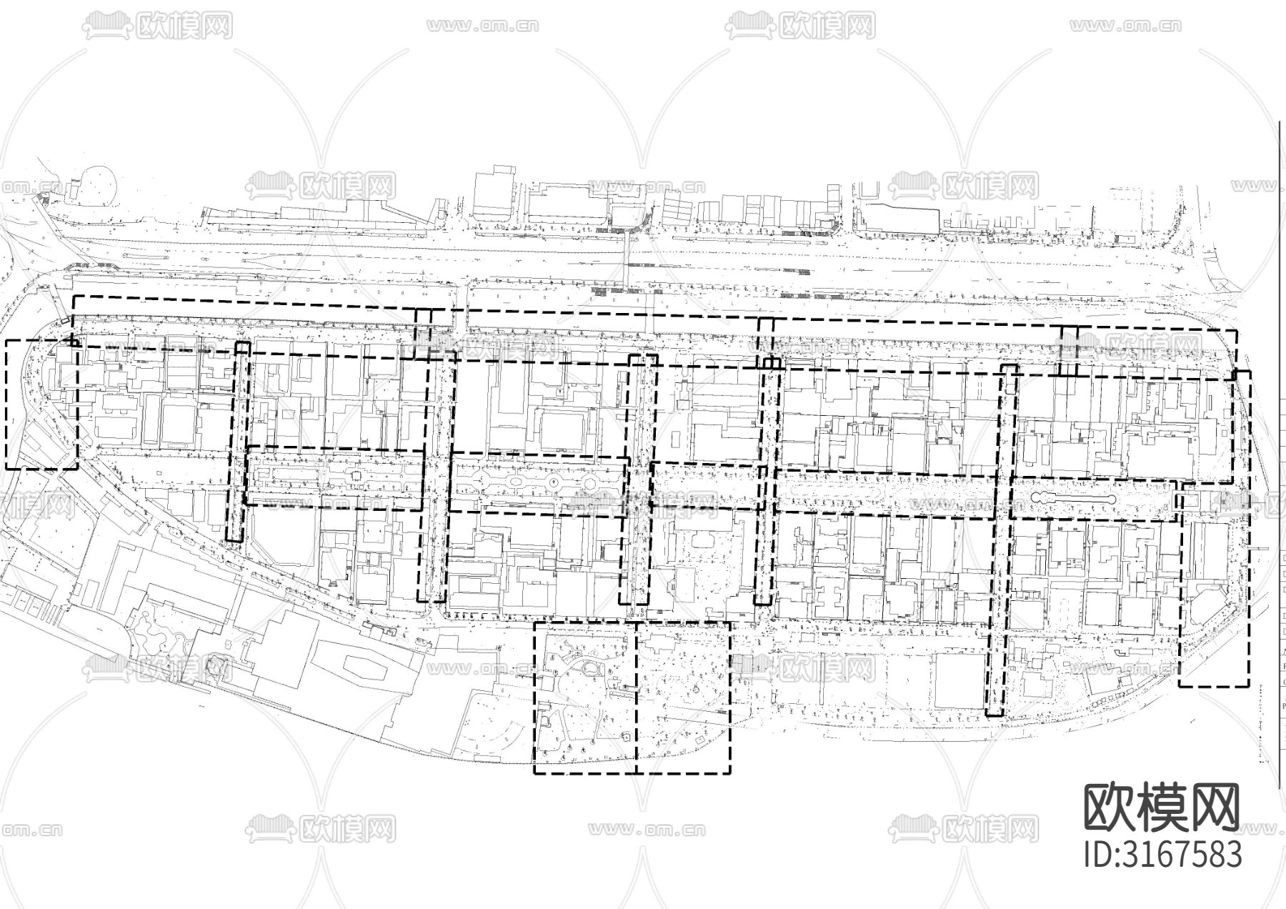 公园花卉养护服务cad施工图下载（渲染图2）