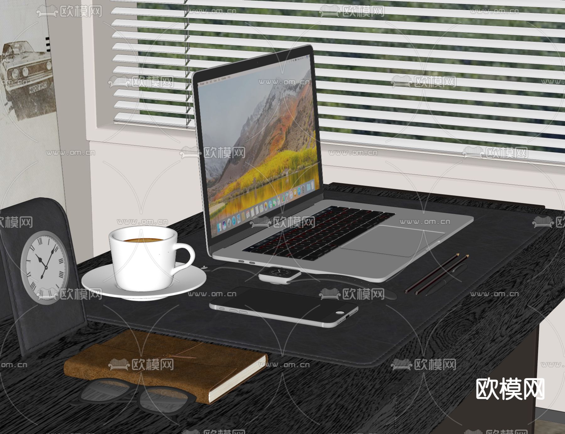 笔记本电脑su模型下载（渲染图2）