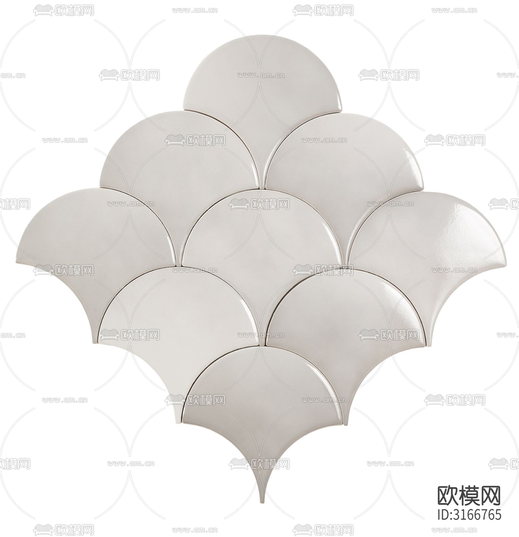 灰色鱼鳞 艺术马赛克贴图下载