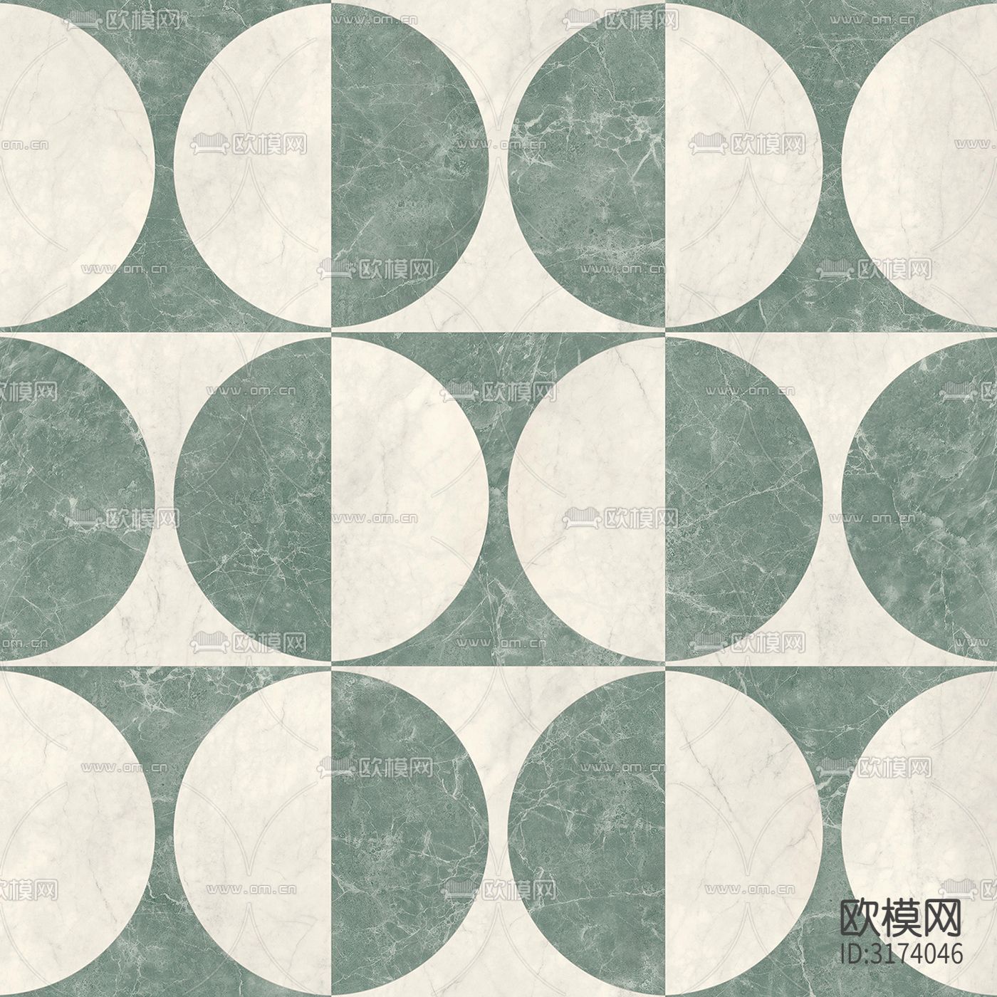 灰色花砖贴图下载（渲染图3）