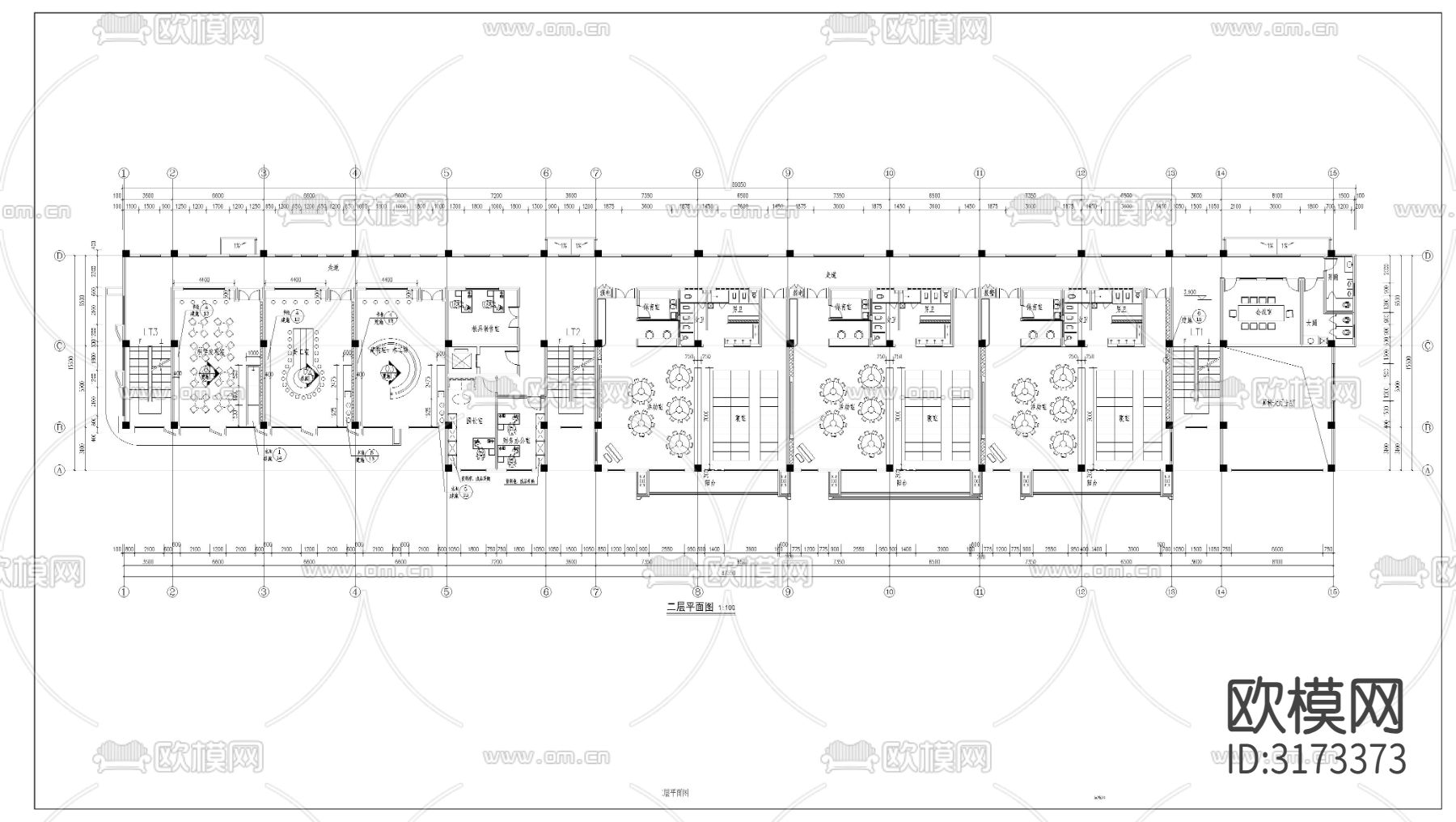幼儿园室内装饰全套cad施工图下载（渲染图8）