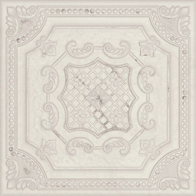  灰色金属浮雕花砖 拼花地砖贴图 