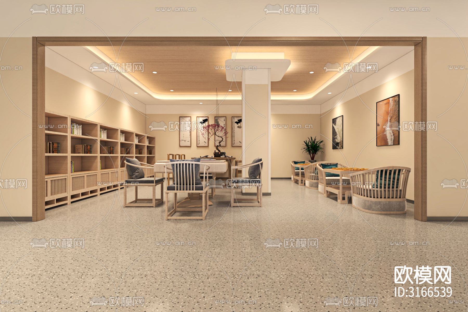 现代养老院效果图下载（渲染图9）