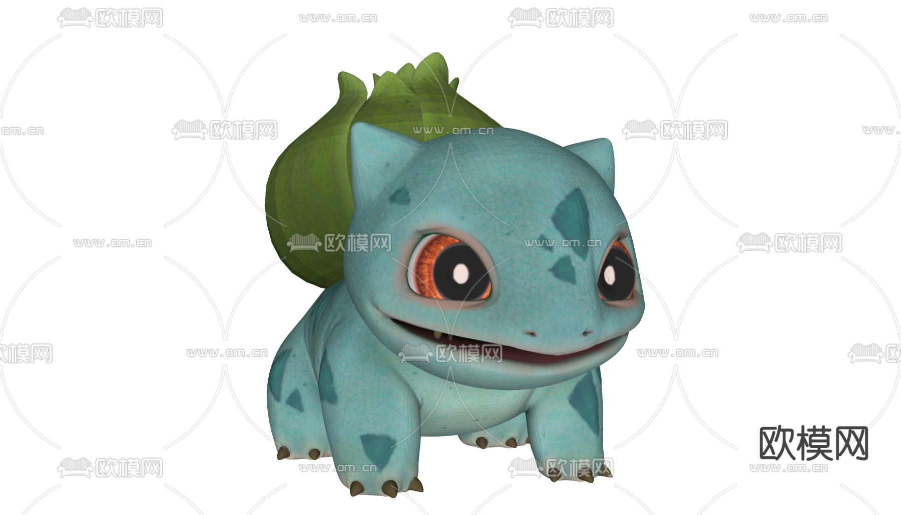 宝可梦 妙蛙种子 潮玩 手办su模型