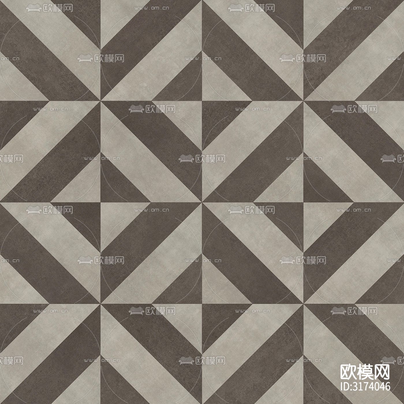 灰色花砖贴图下载（渲染图2）