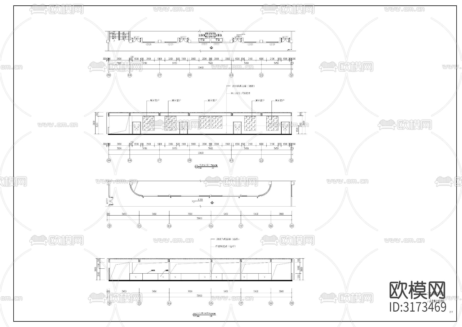 幼儿园室内装修cad施工图下载（渲染图10）