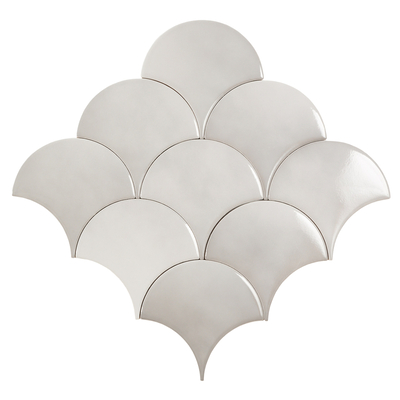  灰色鱼鳞 艺术马赛克贴图 