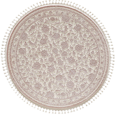  灰色欧式豪华圆形地毯贴图 