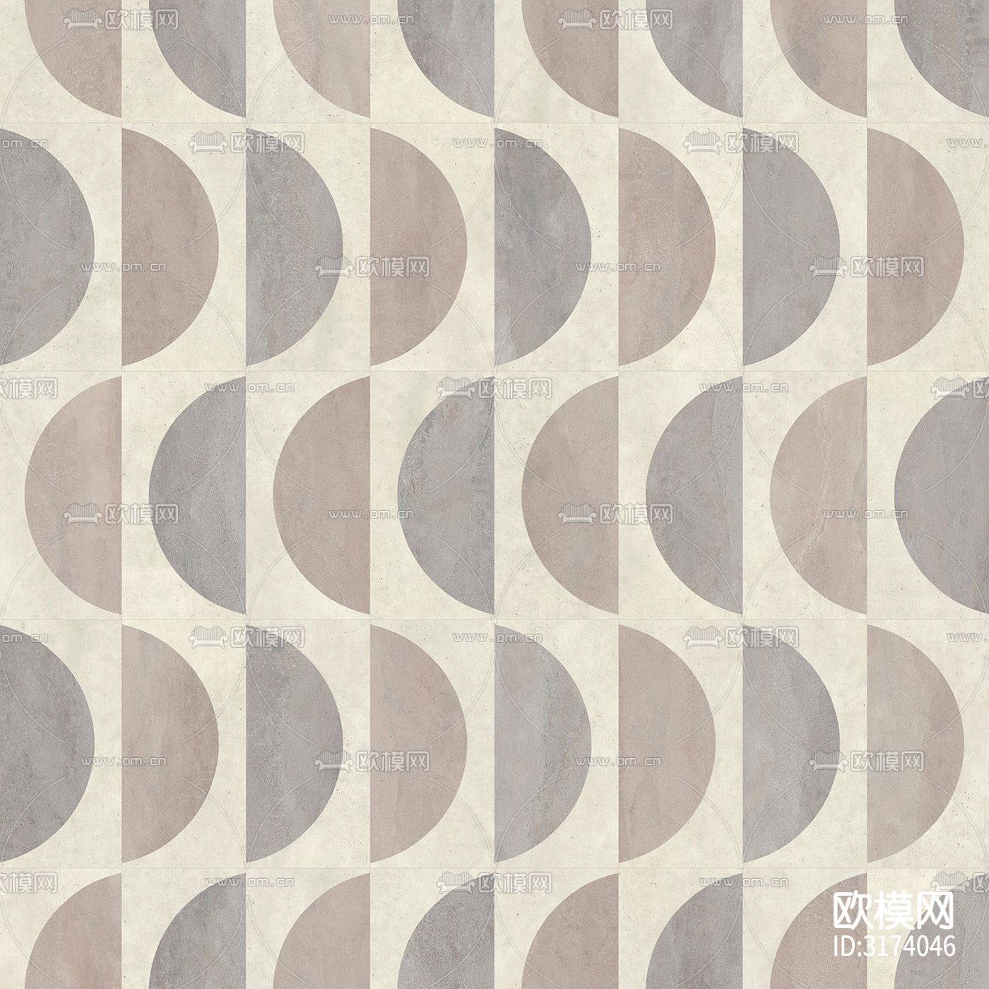 灰色花砖贴图下载（渲染图4）