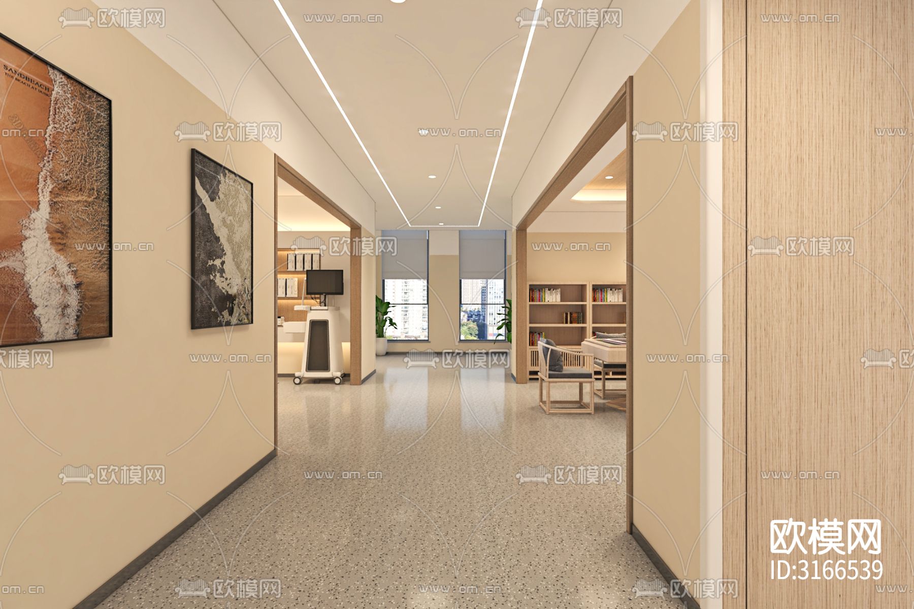 现代养老院效果图下载（渲染图5）