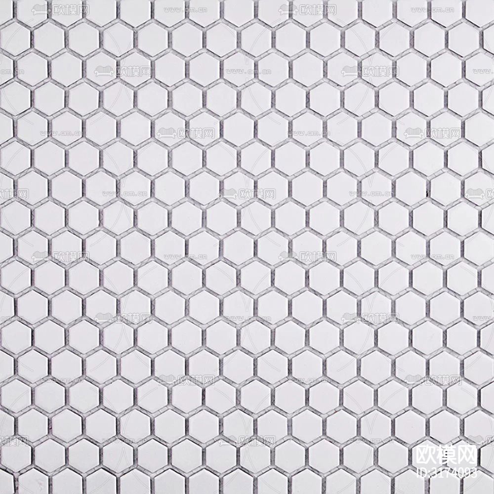 白色圆形马赛克贴图下载