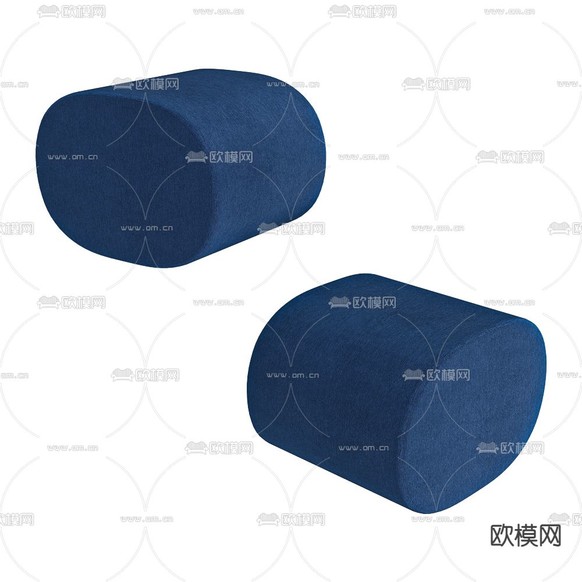 Verpan 沙发凳3d模型下载(渲染图1)