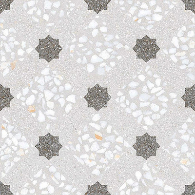  灰色水磨石拼花贴图 