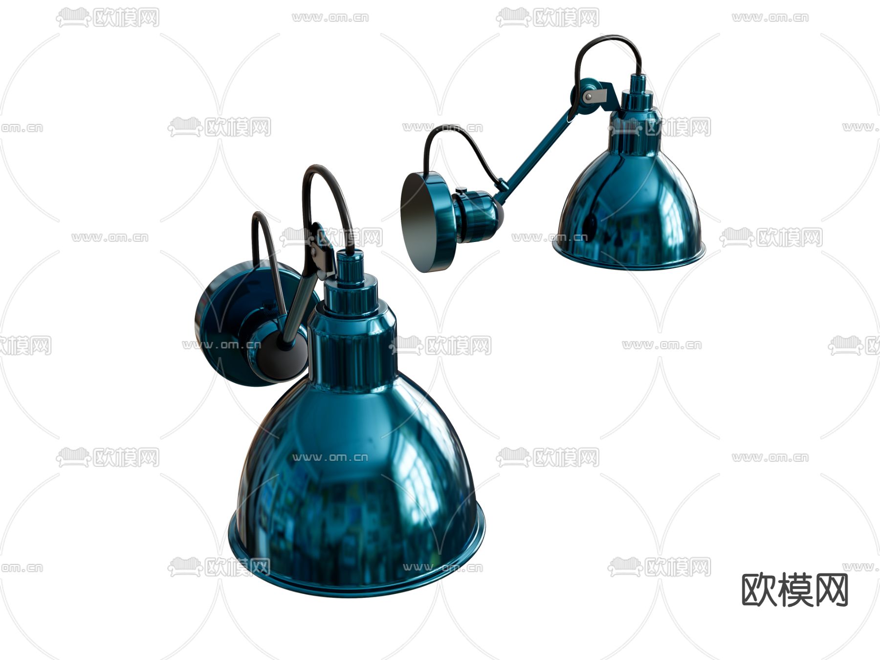壁灯 装饰壁灯 装饰灯 工矿灯su模型下载（渲染图1）