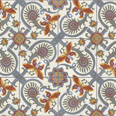  灰色欧式花砖露台砖贴图 