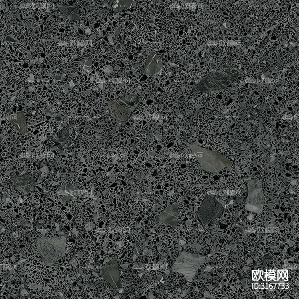 黑色水磨石贴图下载