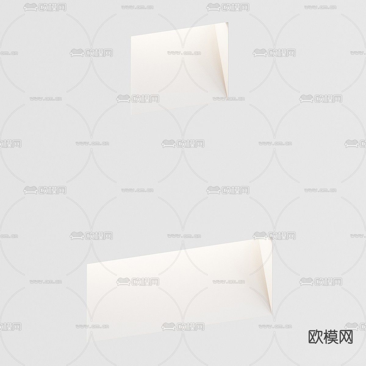 侘寂壁灯 石膏灯3d模型下载（渲染图3）