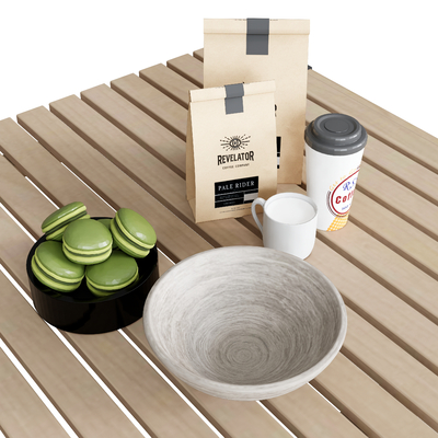  餐具 咖啡杯 纸杯 马卡龙 盘子 咖啡su模型 