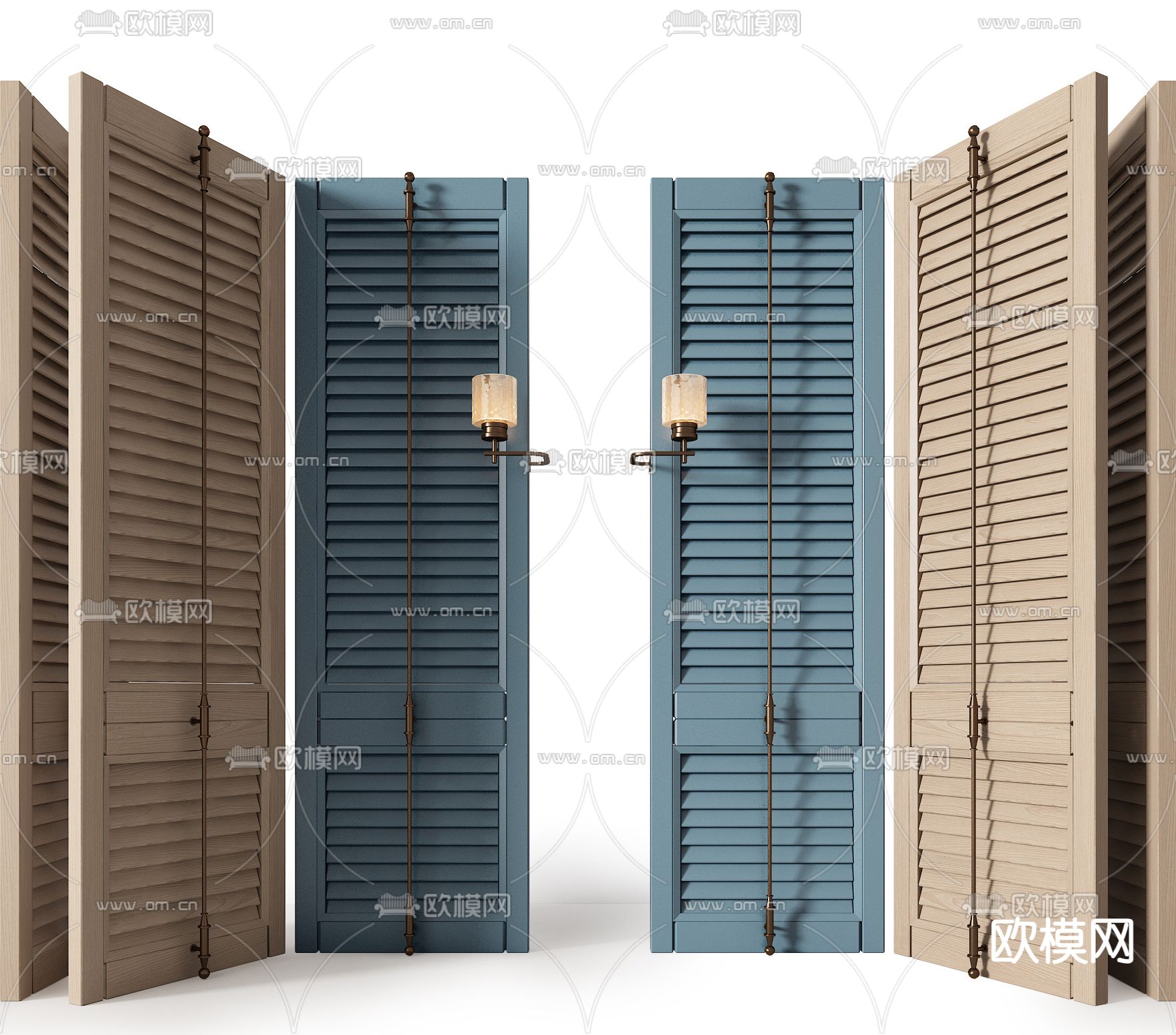 屏风 隔断su模型