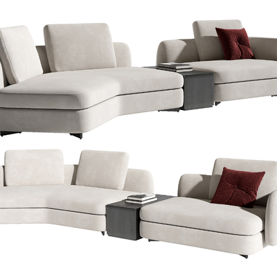  Minotti 多人沙发su模型 