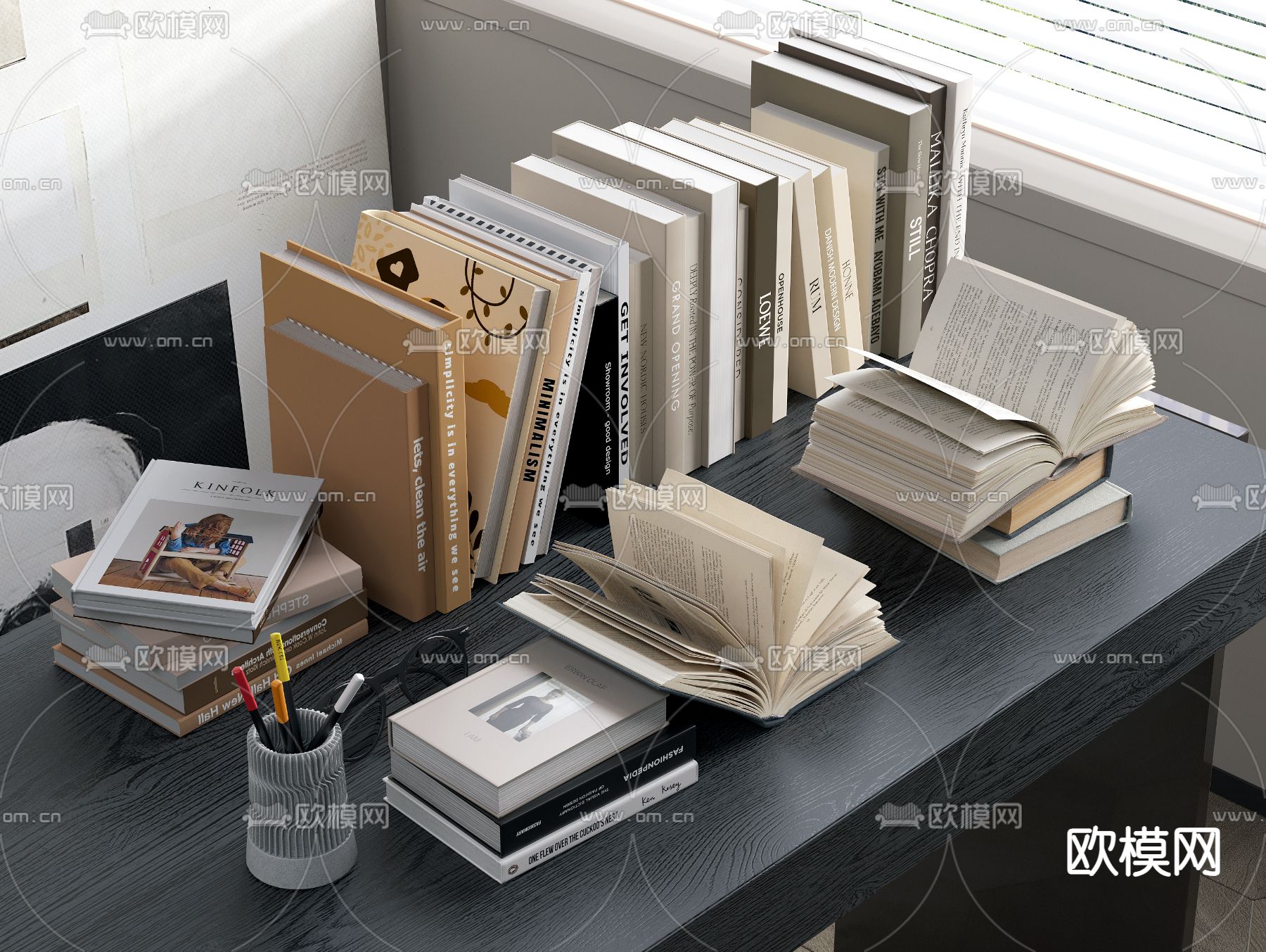 书籍 书本3d模型下载