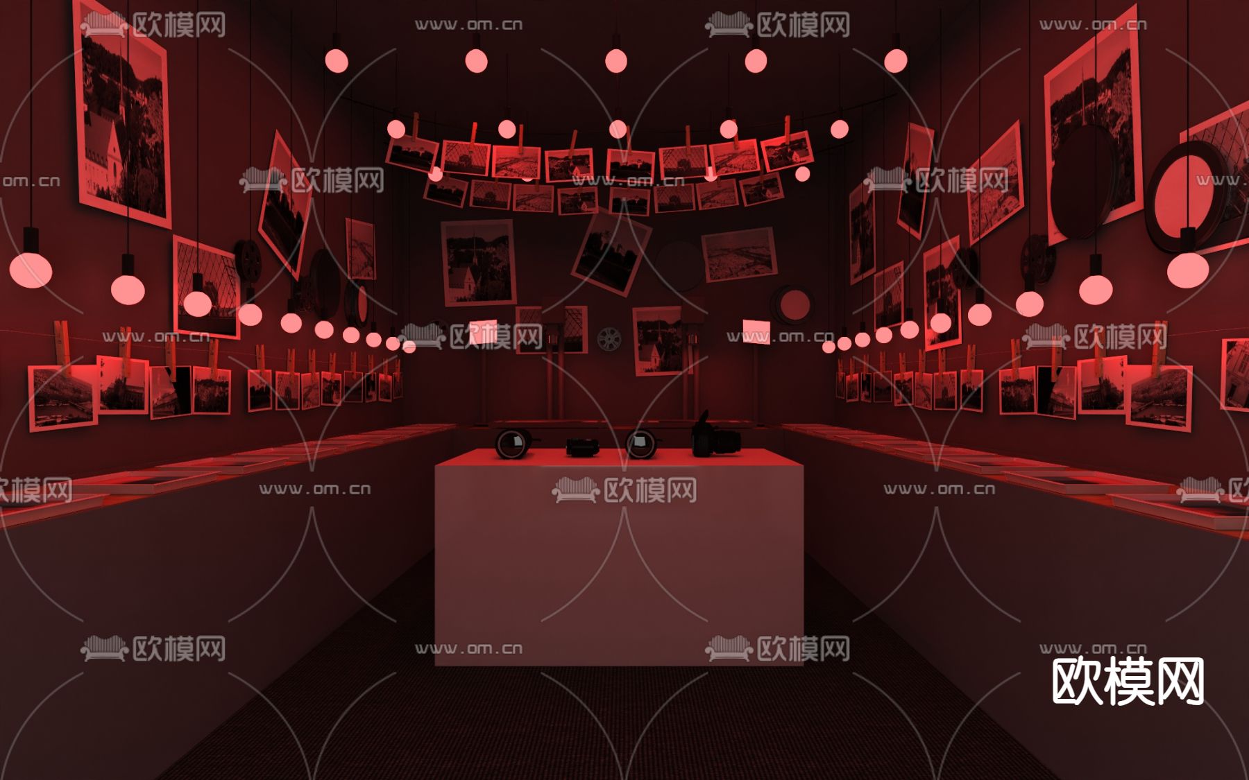 现代密室逃脱3d模型下载