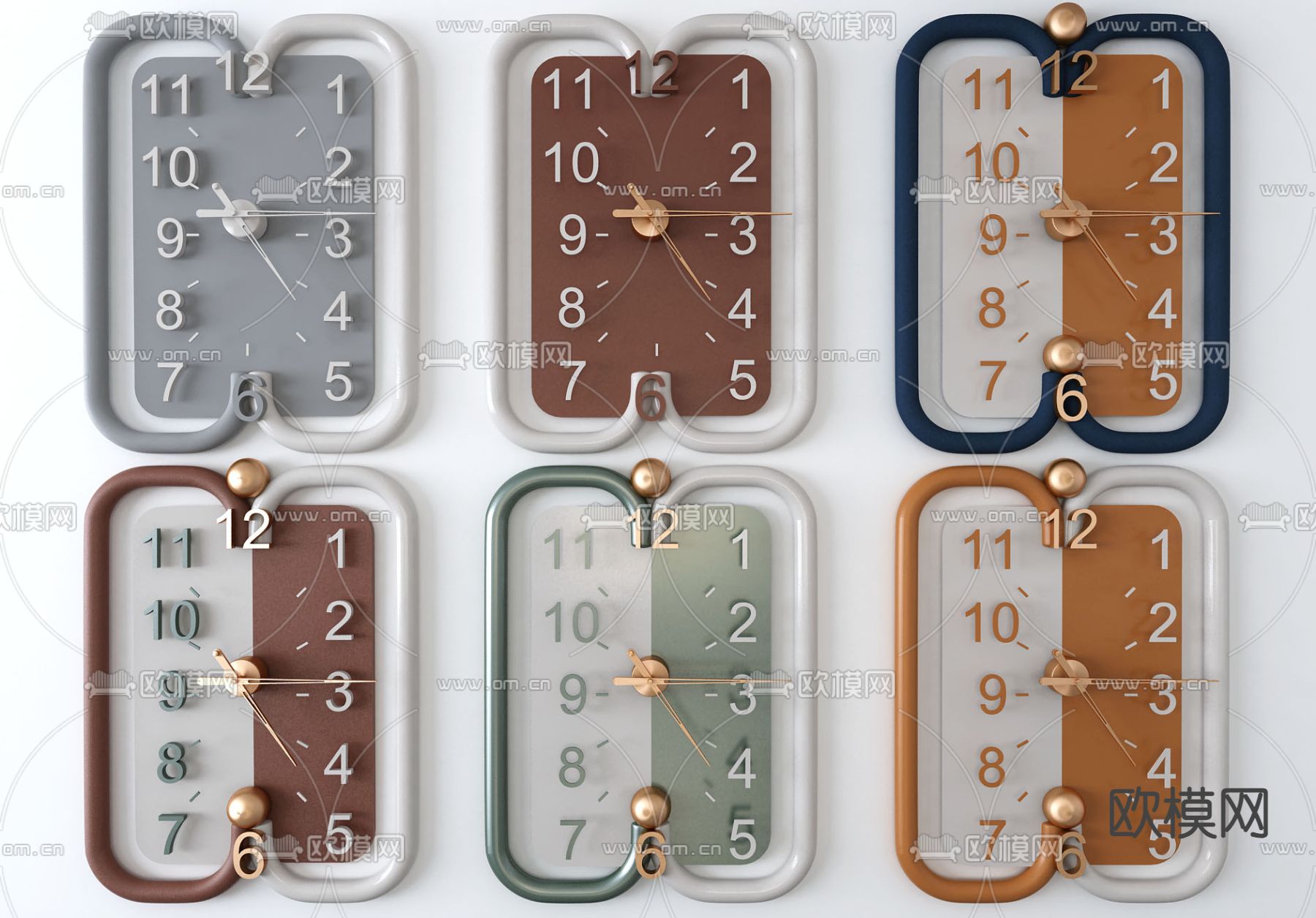 钟表3d模型下载
