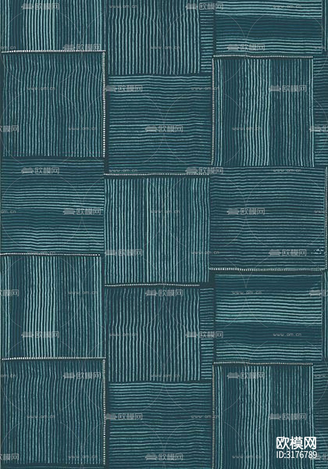 蓝色花砖 拼花地砖贴图下载