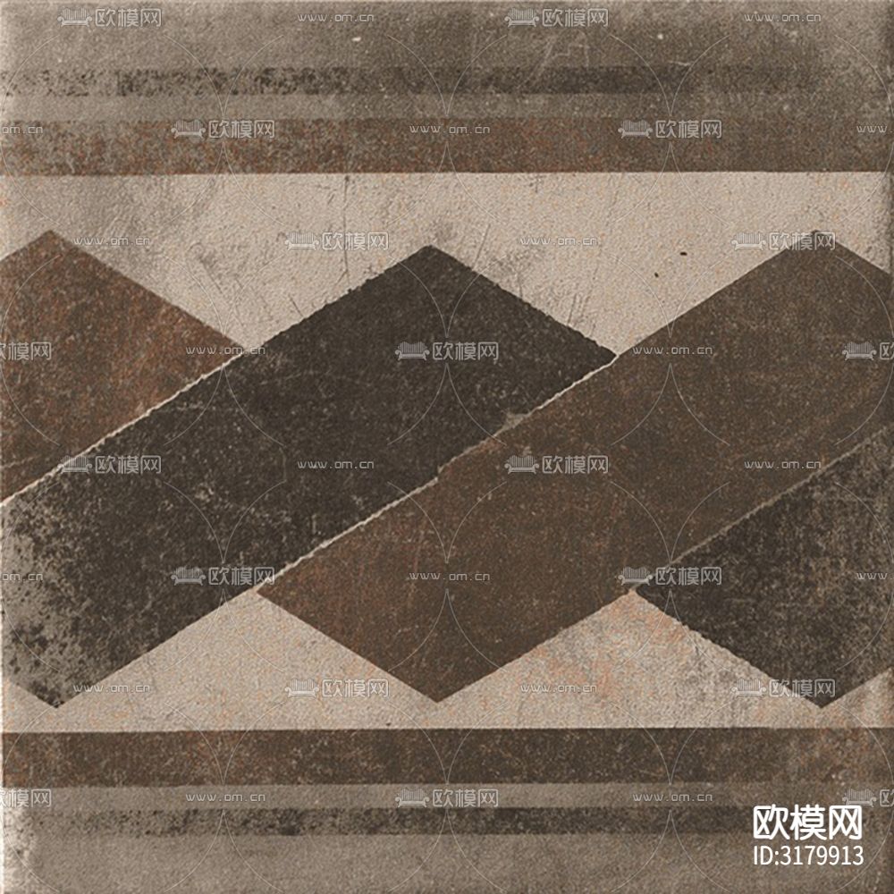 灰色做旧花砖贴图下载