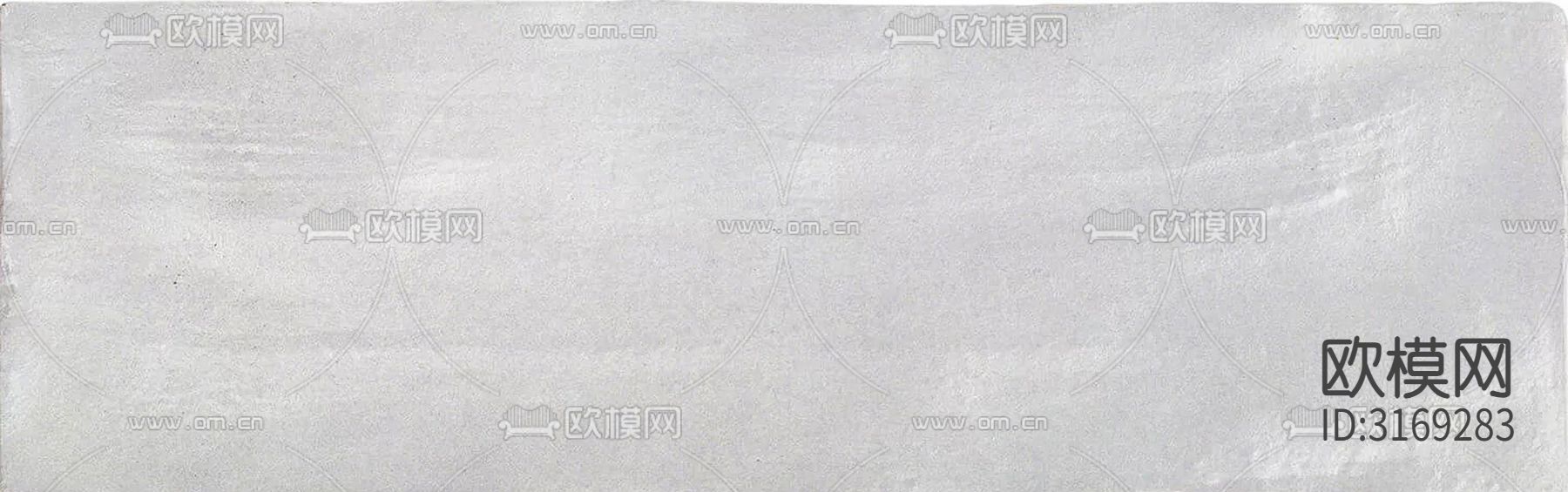 白色石材纹长条砖条形砖贴图下载（渲染图2）