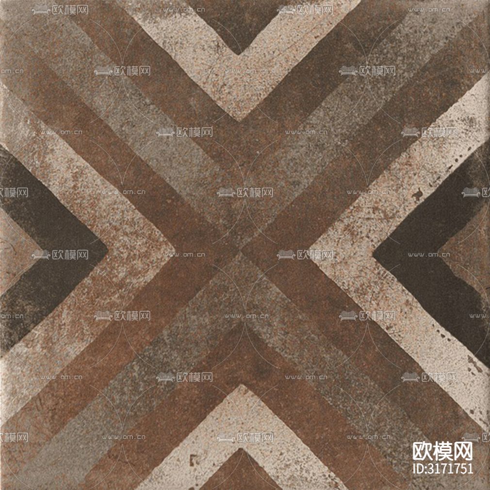 灰色欧式花砖贴图下载（渲染图3）