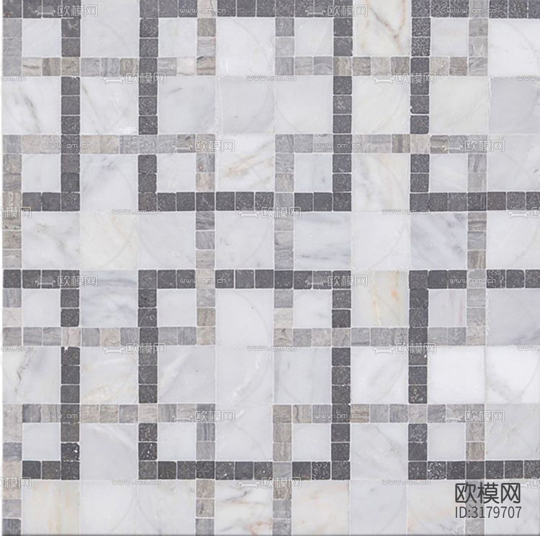 灰色大理石拼花贴图下载