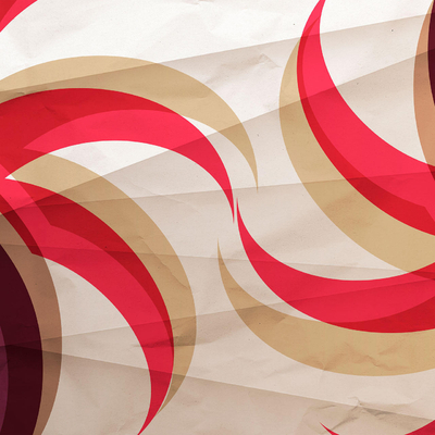  红色几何壁纸贴图 