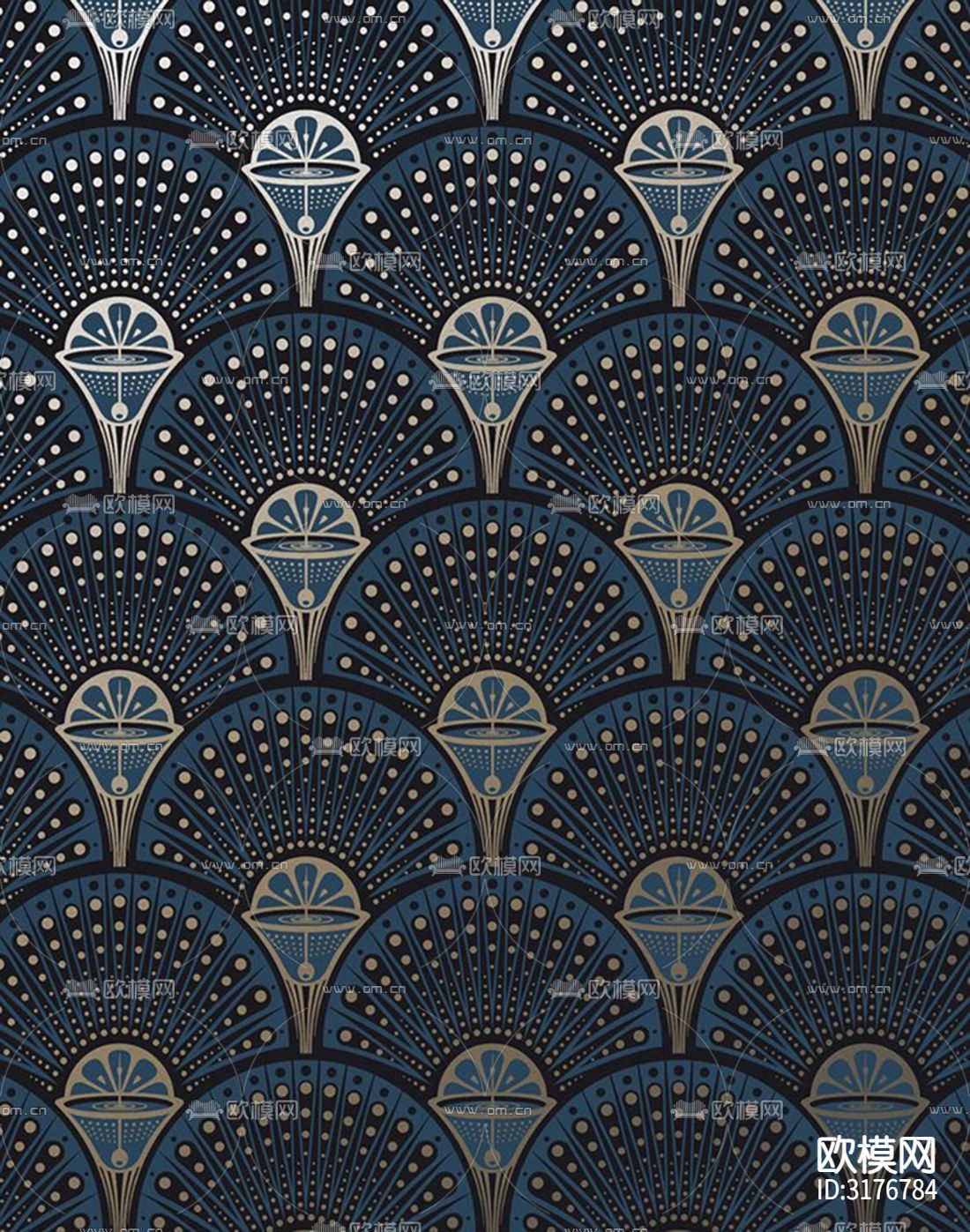 黑色欧式壁纸 墙布贴图下载