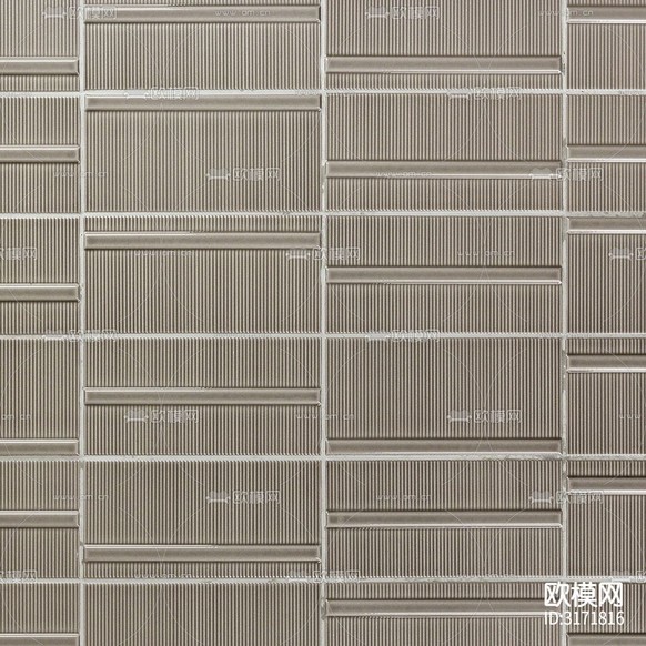 灰色凹凸艺术砖贴图下载