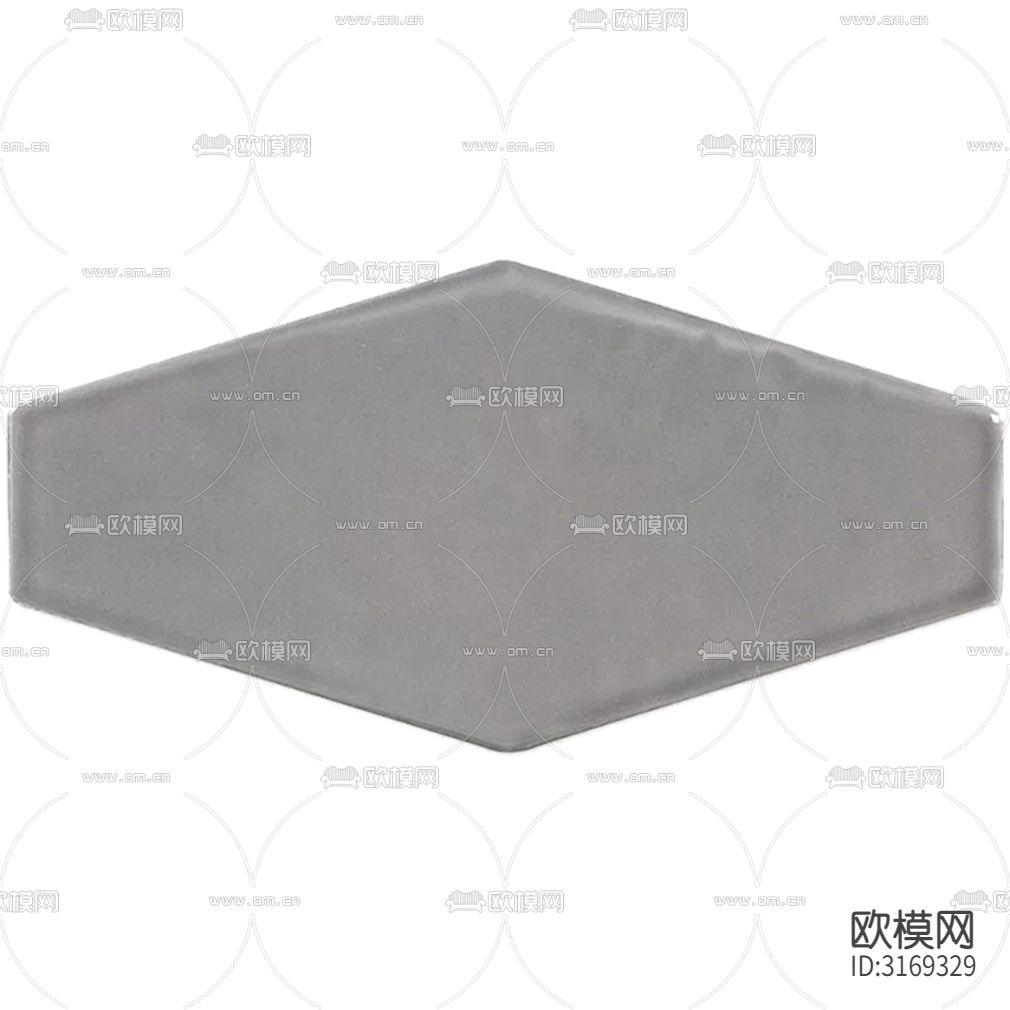 灰色纯色艺术瓷砖马赛克贴图下载（渲染图3）