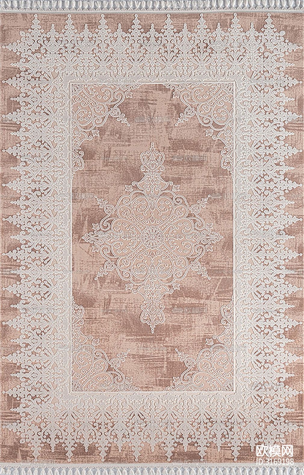 灰色新中式豪华地毯贴图下载（渲染图5）